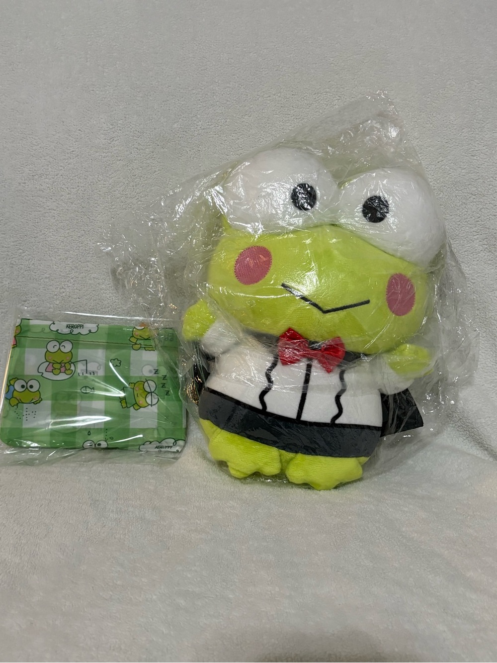 Sanrio Keroppi Bundle #4A - Plush Halloween Keroppi & Tote Bag